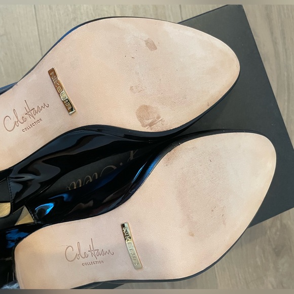 Cole Haan Collection D’orsay Pump Size 11 /3 1/2” heel /Nike Air Platform Insole - Picture 12 of 12